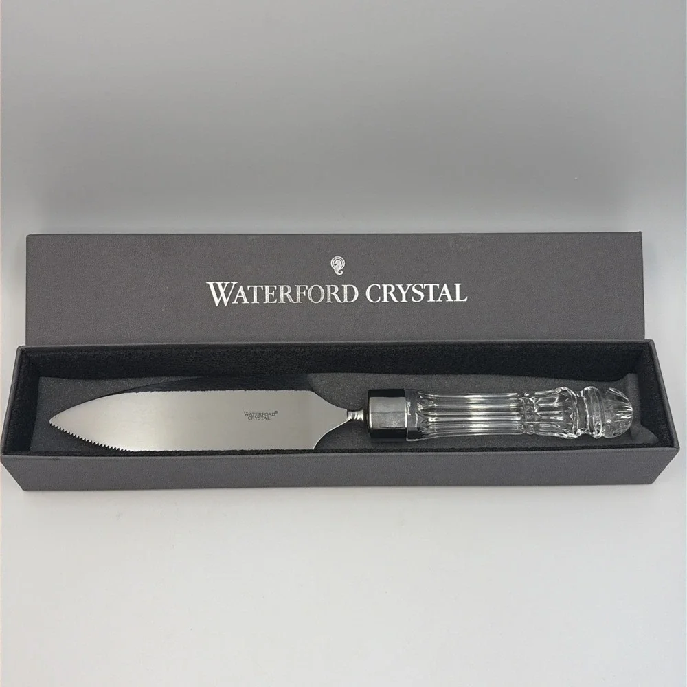 Waterford Crystal Wedding Cake Pie Server 12